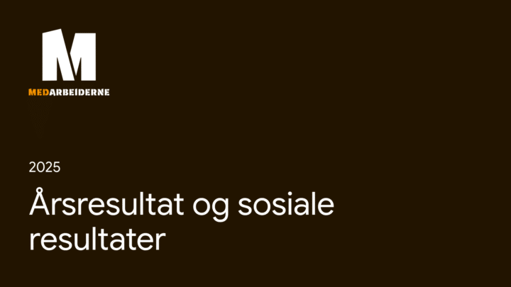 Medarbeiderne Sosiale resultater 2025 Forside