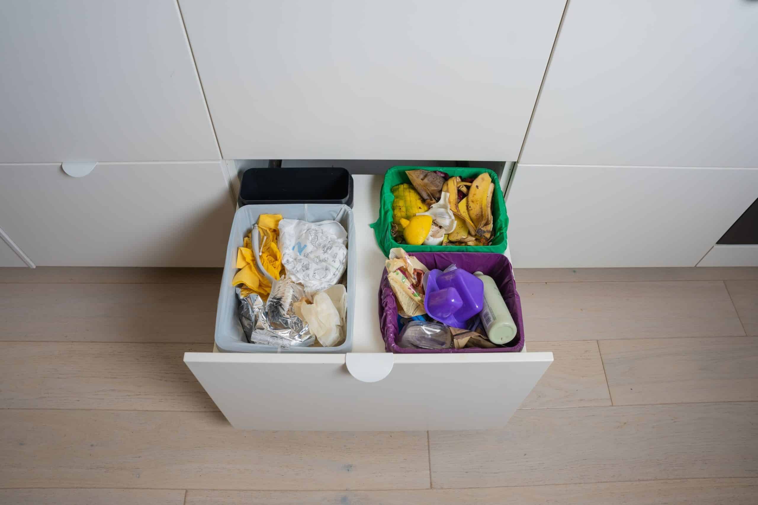 sortering oslo grønn lilla pose skuff